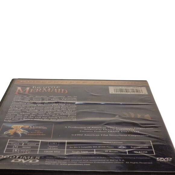 The Little Mermaid Collectible Classics DVD 1992 GoodTimes - Picture 6 of 7